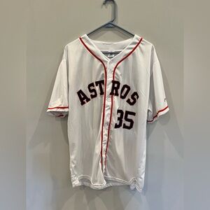 Astros verlander jersey size xl. Woodforest promo shirt. New.
